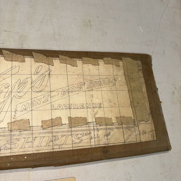 Vintage Billboard Ad Sample: Kap’s Store Arrow Shirts Lawrence Massachusetts - Picture 5 of 5